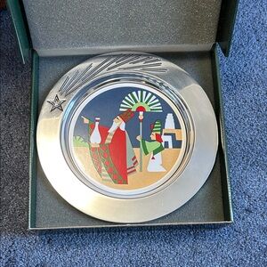 Wilton Armetale 1993 The Journey of the Magi The Departure Plate 1st Edition NIB